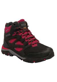 Buty trekkingowe dziecięce Regatta Holcombe Iep Mid. Kolor: czarny. Sport: turystyka piesza