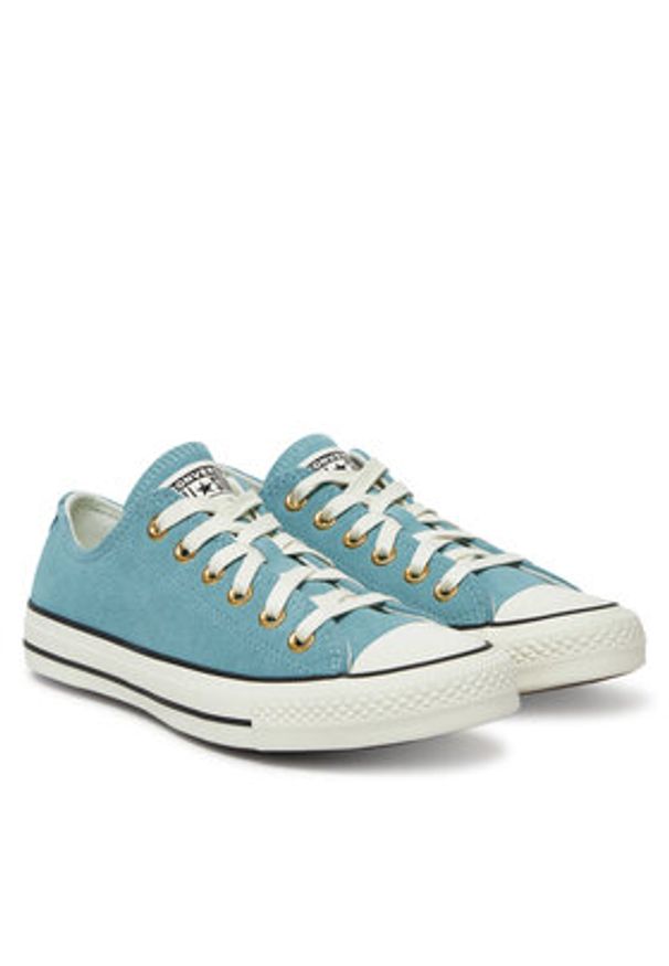 Converse Trampki Chuck Taylor All Star Leather A13817C Niebieski. Kolor: niebieski. Materiał: skóra