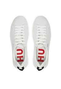Hugo Sneakersy Blake 50523823 10249945 01 Biały. Kolor: biały. Materiał: skóra