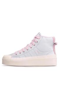 adidas Originals Buty Nizza Bonega Mid W GW6761 Biały. Kolor: biały. Materiał: skóra #5