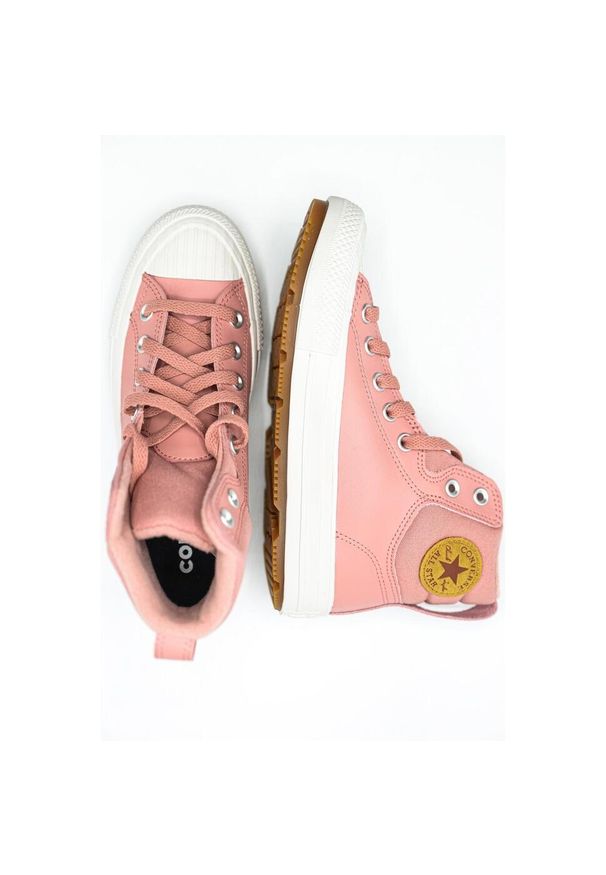 Buty Converse Chuck Taylor All Star Berkshire, Dla obu płci. Kolor: różowy. Materiał: skóra, materiał. Model: Converse All Star