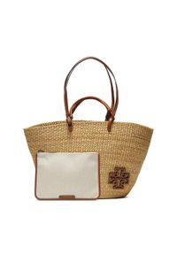 Tory Burch Torebka Ella Straw Basket Tote 135740 Beżowy. Kolor: beżowy #1