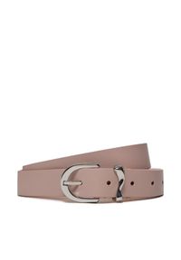 Calvin Klein Pasek Damski Round Organic Loop Belt 2.5 K60K611930 Różowy. Kolor: różowy. Materiał: skóra #1