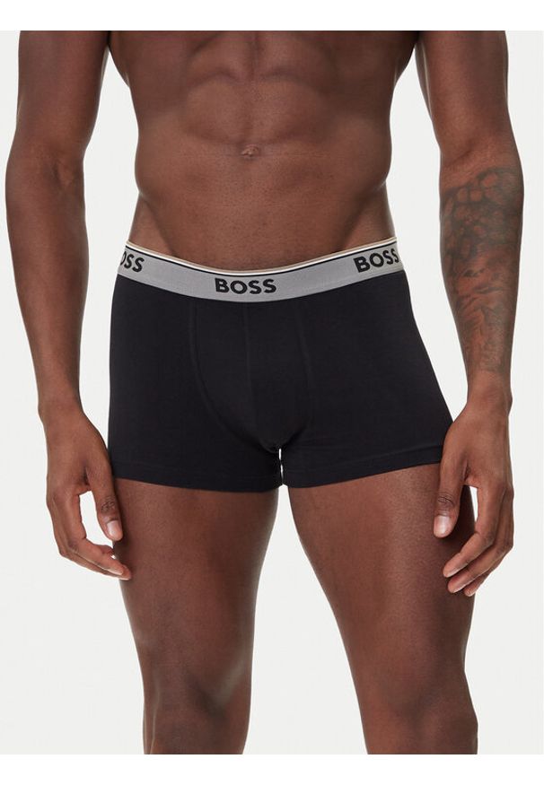 BOSS Komplet 3 par bokserek 50531684 Czarny. Kolor: czarny. Materiał: bawełna