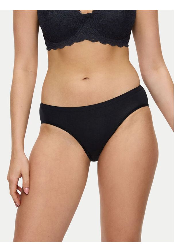 Triumph Figi klasyczne Sense Of Cotton 10224969 Czarny. Kolor: czarny. Materiał: bawełna