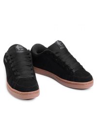 Buty męskie na deskorolkę Etnies Kingpin - Black/Dark Grey/Gum. Kolor: czarny. Materiał: guma. Sport: skateboard