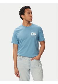 Calvin Klein Jeans T-Shirt Resort Graphic LV04RG802G Niebieski Regular Fit. Kolor: niebieski. Materiał: bawełna #5