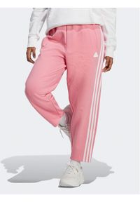 Adidas - Spodnie dresowe adidas. Kolor: różowy. Materiał: dresówka #1