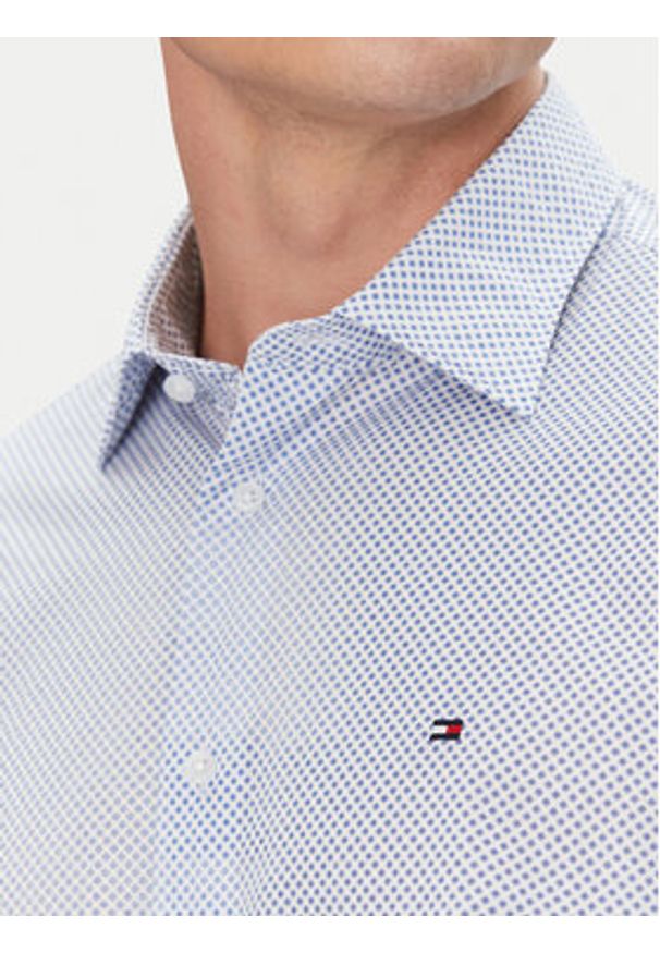 TOMMY HILFIGER - Tommy Hilfiger Koszula MW0MW38960 Niebieski Regular Fit. Kolor: niebieski. Materiał: bawełna