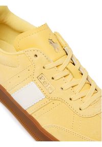 Polo Ralph Lauren Sneakersy 804956688012 Żółty. Kolor: żółty. Materiał: skóra, zamsz #3