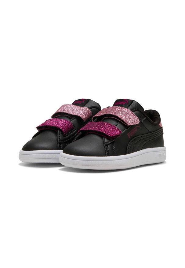 Trenerzy dla dziewczynek Puma Smash 3.0 L Glitter. Okazja: na co dzień. Kolor: czarny