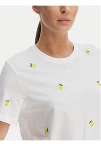 only - ONLY T-Shirt Ketty 15288473 Biały Regular Fit. Kolor: biały. Materiał: bawełna #2