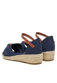 TOMMY HILFIGER - Tommy Hilfiger Espadryle T3A7-33801-0048 S Granatowy. Kolor: niebieski. Materiał: materiał