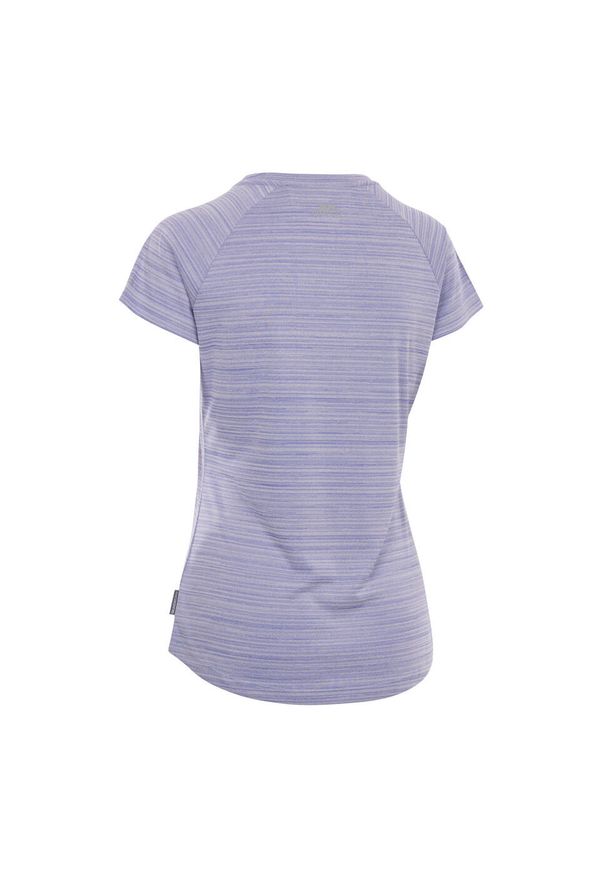 TRESPASS - Damska Koszulka Dla Aktywnych Vickland TP75. Kolor: fioletowy, niebieski, wielokolorowy. Sport: turystyka piesza