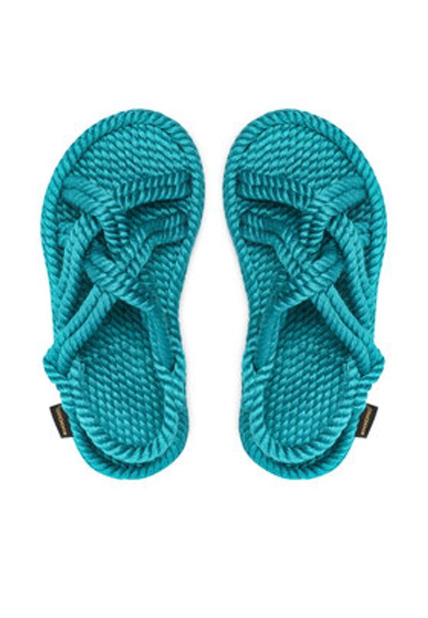 Bohonomad Sandały Bodrum BOD.0090.WRS Niebieski. Kolor: niebieski. Materiał: materiał