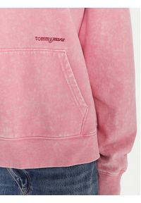 Tommy Jeans Bluza DW0DW21609 Różowy Boxy Fit. Kolor: różowy. Materiał: bawełna #4
