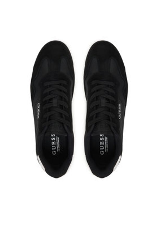 Guess Sneakersy FMJDRE SUE12 Czarny. Kolor: czarny. Materiał: skóra, zamsz