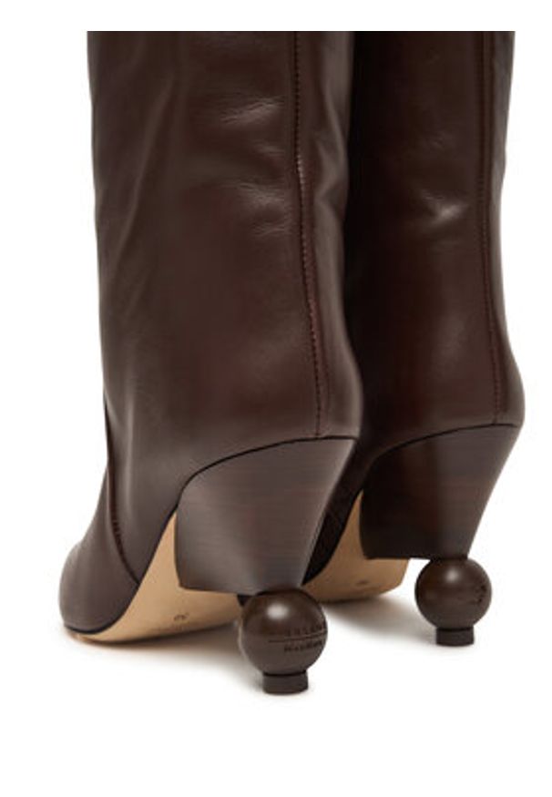 Weekend Max Mara Kozaki Tasca 2525796075600 Brązowy. Kolor: brązowy. Materiał: skóra