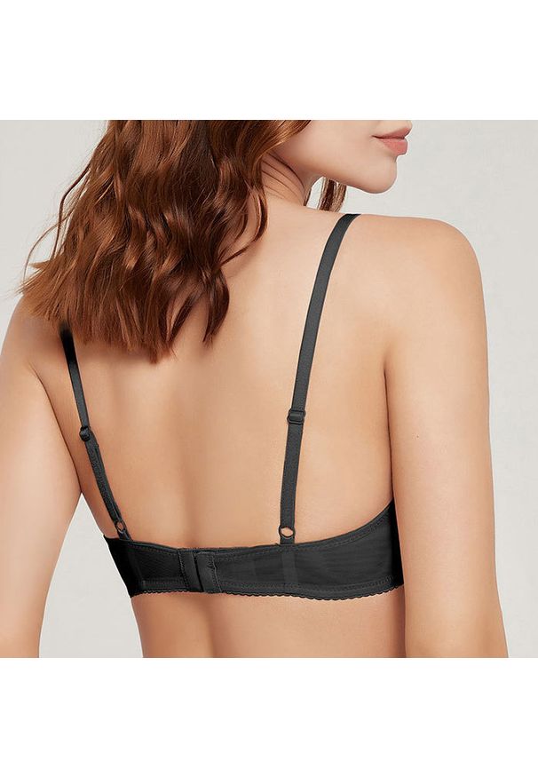 Intica - Biustonosz francuski z eleganckim krojem Anjali. Kolor: biały. Materiał: materiał