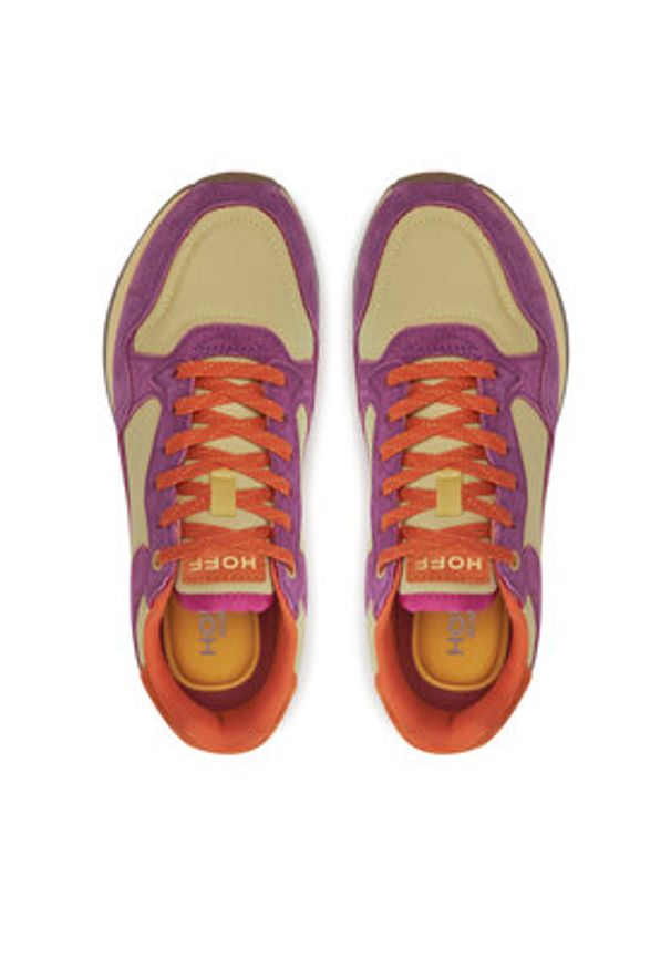 HOFF Sneakersy Nairobi 12502016 Różowy. Kolor: różowy. Materiał: skóra, zamsz