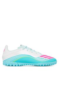 Adidas - adidas Buty do piłki nożnej F50 Messi Club Tf JQ0947 Biały. Kolor: biały. Materiał: materiał #1