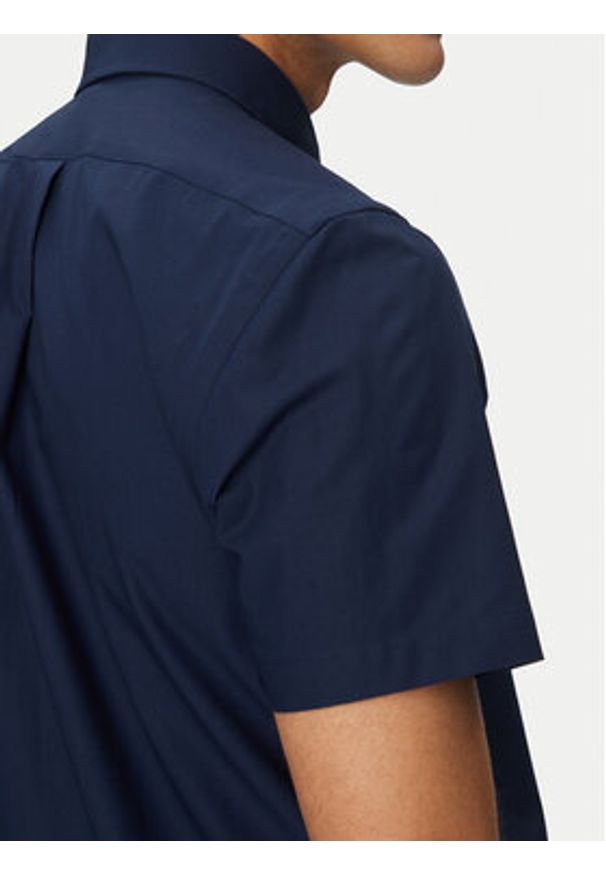 Polo Ralph Lauren Koszula 710945315002 Granatowy Custom Fit. Typ kołnierza: polo. Kolor: niebieski. Materiał: bawełna