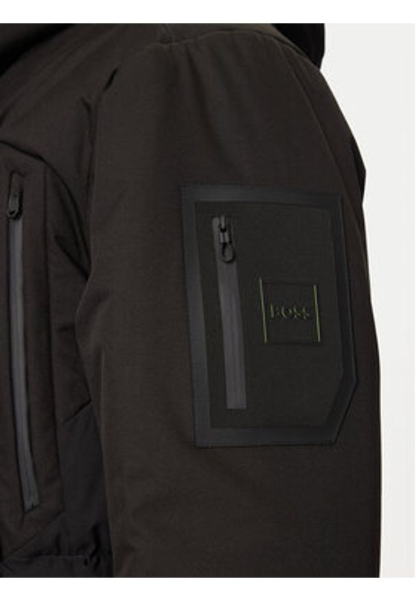 BOSS Kurtka puchowa 50515113 Czarny Regular Fit. Kolor: czarny. Materiał: syntetyk