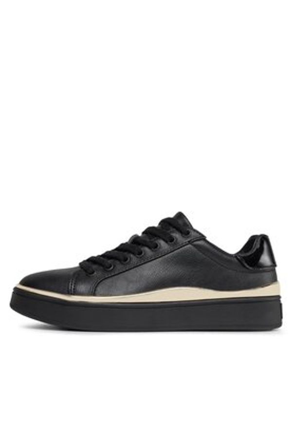 Guess Sneakersy FL8BNY SMA12 Czarny. Kolor: czarny. Materiał: skóra