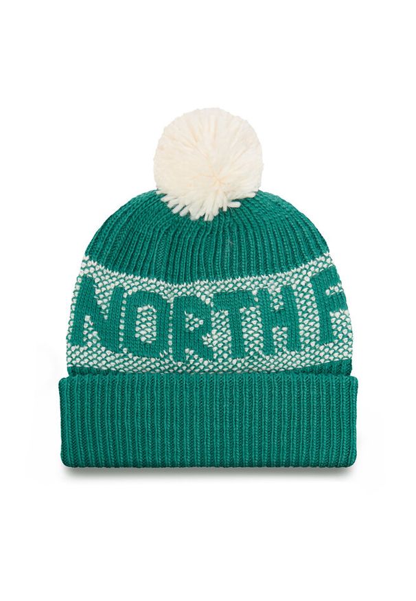 Czapka The North Face. Kolor: zielony. Styl: retro