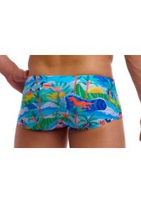 FUNKY TRUNKS - Kąpielówki Funky Trunks Duuude - trunki męskie. Kolor: niebieski