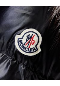 MONCLER - Czarny płaszcz puchowy Jarre. Okazja: na co dzień. Kolor: czarny. Materiał: puch. Wzór: aplikacja. Sezon: zima. Styl: casual #3