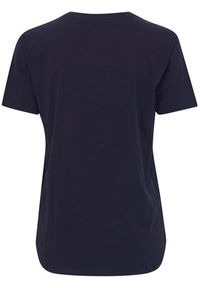 Fransa T-Shirt 20611761 Granatowy Regular Fit. Kolor: niebieski. Materiał: bawełna #6