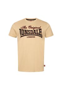 Koszulka Lonsdale Cotha Regular Fit. Kolor: czarny, beżowy, wielokolorowy #1