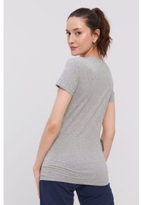 Emporio Armani Underwear T-shirt 163321.1A223 damski kolor szary. Okazja: na co dzień. Kolor: szary. Materiał: materiał, dzianina. Wzór: aplikacja. Styl: casual #4