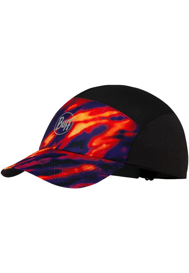 Buff - Czapka z daszkiem BUFF SPEED CAP ETHNOS FLAME. Kolor: czarny. Styl: sportowy