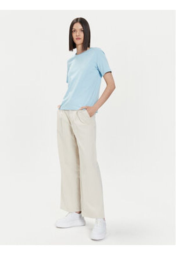 only - ONLY Spodnie materiałowe Stella 15311377 Écru Regular Fit. Materiał: bawełna