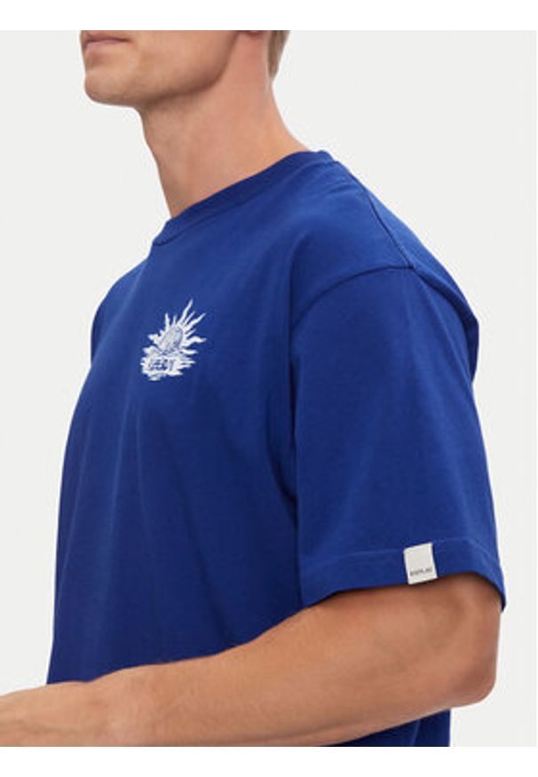 Replay T-Shirt M6990 .000.23454 Niebieski Loose Fit. Kolor: niebieski. Materiał: bawełna