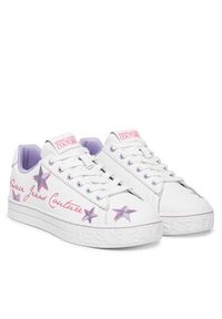 Versace Jeans Couture Sneakersy 80VA3SK4 ZPB74 MD7 Biały. Kolor: biały. Materiał: skóra #5