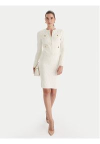 Marciano Guess Spódnica ołówkowa 5BGD00 5661Z Écru Slim Fit. Materiał: syntetyk