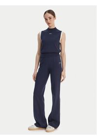 Guess Spodnie dzianinowe V6RB14 Z4642 Granatowy Regular Fit. Kolor: niebieski. Materiał: syntetyk #5