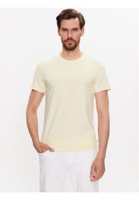 Casual Friday T-Shirt 20503063 Żółty Slim Fit. Okazja: na co dzień. Kolor: żółty. Materiał: bawełna. Styl: casual #1