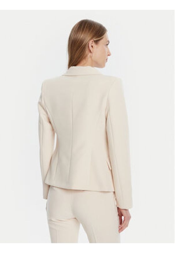 Rinascimento Marynarka CFC0126221003 Beżowy Slim Fit. Kolor: beżowy. Materiał: syntetyk