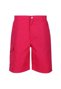Regatta - Szorty trekkingowe Dziecięce Sorcer II. Kolor: różowy. Styl: sportowy. Sport: turystyka piesza #1