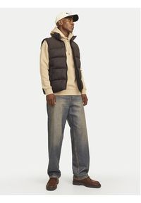 Jack & Jones - Jack&Jones Bezrękawnik Moon 12256860 Czarny Regular Fit. Kolor: czarny. Materiał: syntetyk. Długość rękawa: bez rękawów