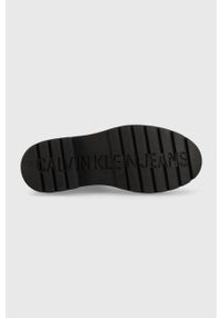 Calvin Klein Jeans kalosze YW0YW01034 BDS Chelsea Rain Boots damskie kolor czarny. Nosek buta: okrągły. Kolor: czarny #5