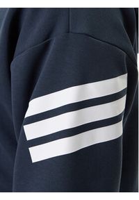 Adidas - adidas Bluza Future Icons 3-Stripes JW7107 Granatowy Regular Fit. Kolor: niebieski. Materiał: syntetyk, bawełna
