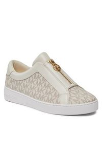 MICHAEL Michael Kors Sneakersy Keaton Zip Slip On 43R4KTFP2B Écru. Zapięcie: bez zapięcia. Materiał: materiał #6