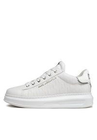 Karl Lagerfeld - KARL LAGERFELD Sneakersy KL52549 Biały. Kolor: biały. Materiał: skóra #7