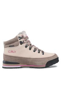 CMP Trekkingi Heka Wmn Hiking Shoes Wp 3Q49556 Beżowy. Kolor: beżowy. Materiał: nubuk, skóra