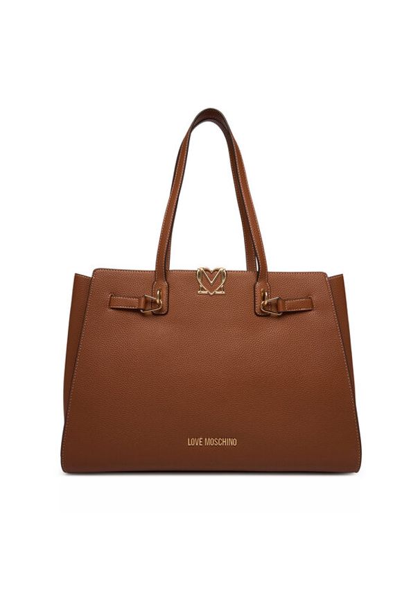 Love Moschino - LOVE MOSCHINO Torebka JC4124PP1OLM0200 Brązowy. Kolor: brązowy. Materiał: skórzane